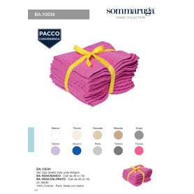 SOMMARUGA SET 12PZ LAVETTA BIANCA