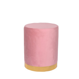 INFINITY HOME POUF ROSA ANTICO 33X33X42