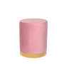 INFINITY HOME POUF ROSA ANTICO 33X33X42