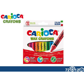 CARIOCA PASTELLI A CERA 12 COL.