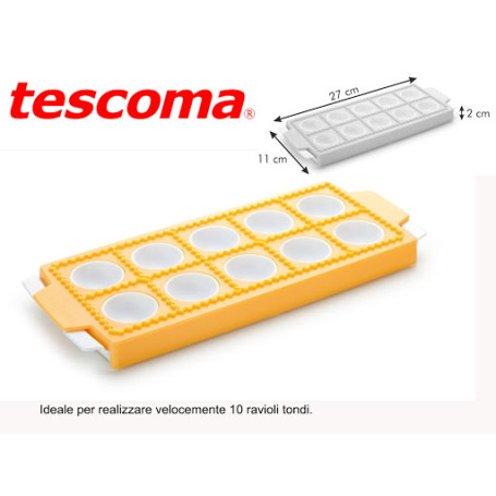 TESCOMA STAMPO PER RAVIOLI TONDI 10PZ "D