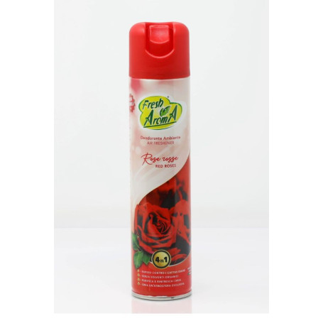 FRESH AROMA DEO AMB. 300ML. ROSE ROSSE