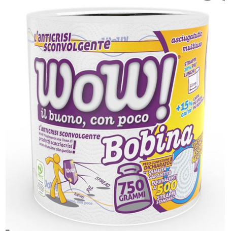 WOW BOBINA 750GR. 1 ROT 2 VELI