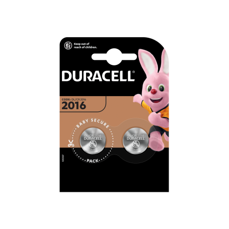 DURACELL 2016 BATTERIE LITIO 3V 2PZ