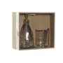 ITEM SET BAGNO 2PZ CRISTALLO FOGLIE DORA