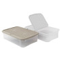 B&F STORAGE BOX MAREA 58X39X15 BIANCO/TO