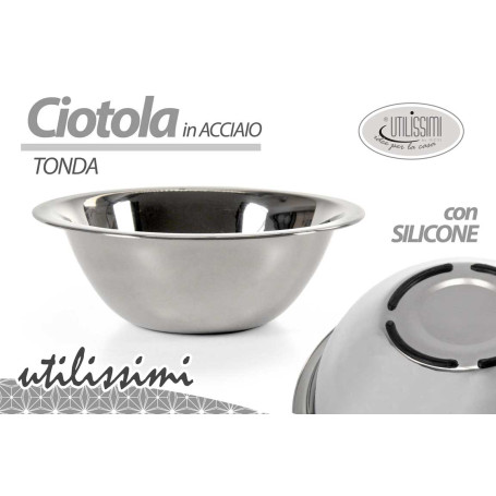 GICOS CIOTOLA ACCIAIO CM.24 C/SILICONE