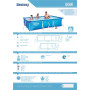 BESTWAY PISCINA CM.300X201X66 LT.3300