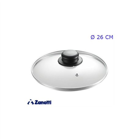 ZANETTI COPERCHIO VETRO CM.26 C/CRAVATTA