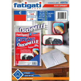 FATIGATI BUSTE COPRIABITI 65X140 4PZ