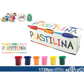 EOL PLASTILINA BARATTOLO 85GR 3PZ