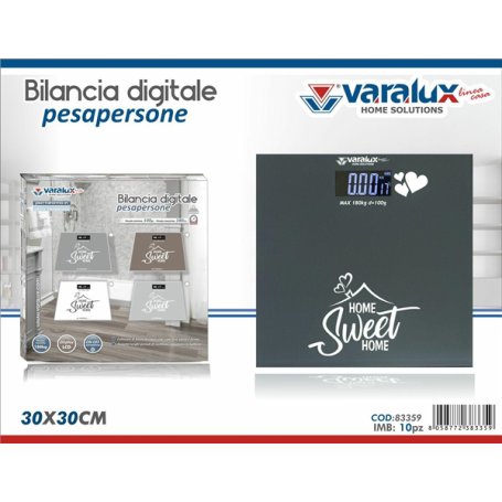 VARALUX BILANCIA DIGITALE GRIGIO SCURO